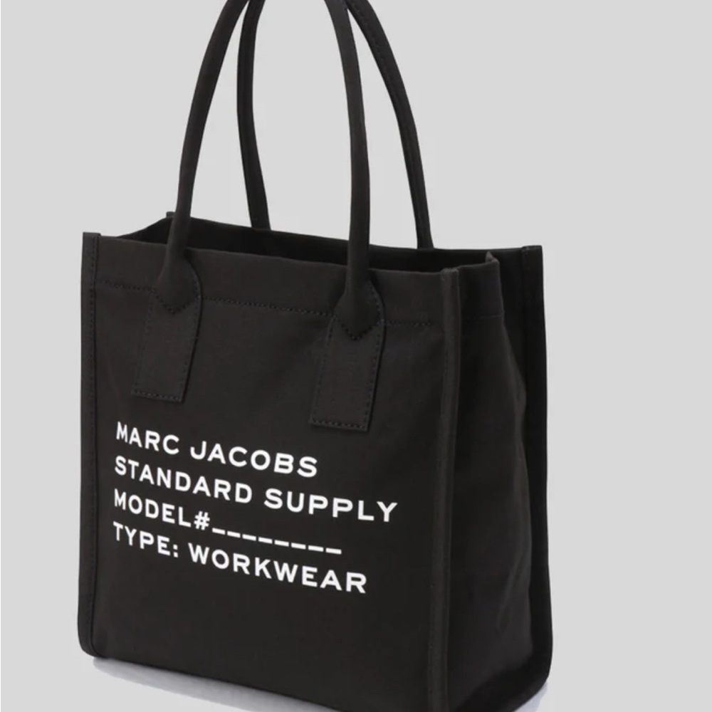 Marc Jacobs standard supply CANVAS Medium TOTE BAG BLACK